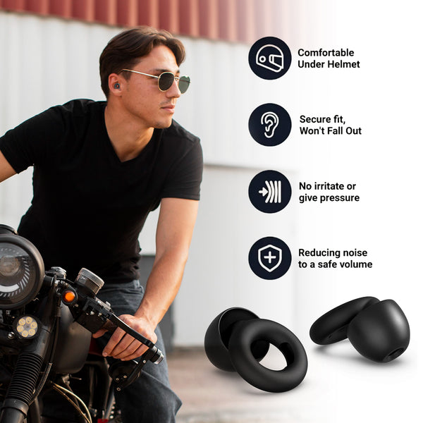 Noise-Reducing Motorcycle Earplugs - Ragem