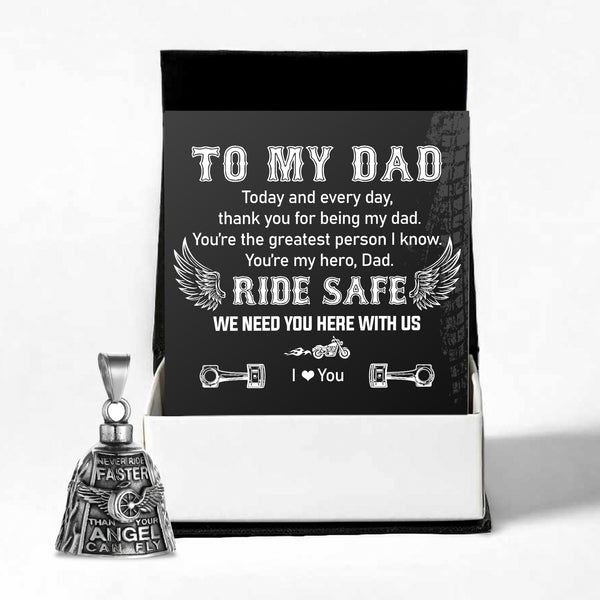 Never Ride Faster Bell - Biker - To My Dad - You’re The Greatest Person I Know - Ragbbw18001