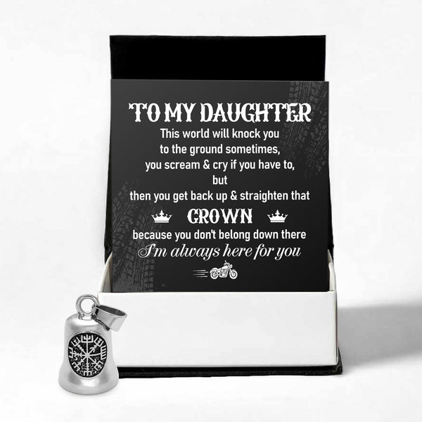 Personalized Viking Compass Bell - Biker - To My Daughter - I'm Always Here For You - Ragnzv17004