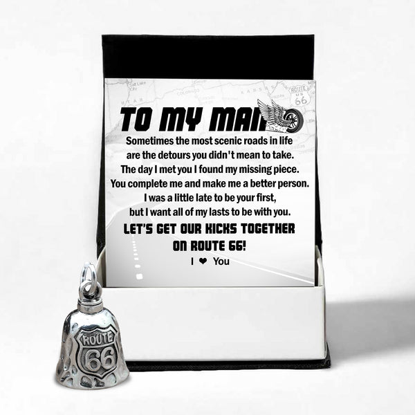 Route 66 Bell - Biker - To My Man - I Want All Of My Lasts To Be With You - Ragnmg26002