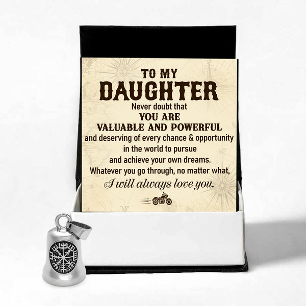 Personalized Viking Compass Bell - Biker - To My Daughter - You Are Valuable And Powerful - Ragnzv17003