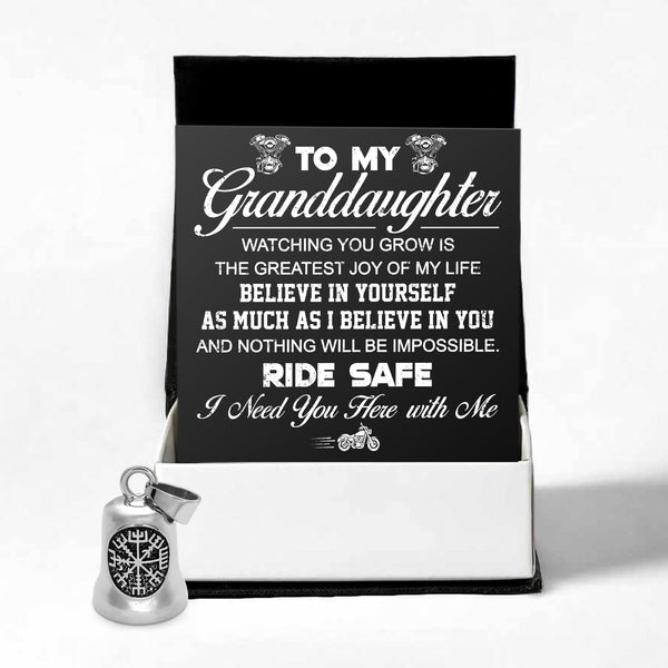 Personalized Viking Compass Bell - Biker - To My Granddaughter - Watching You Grow Is The Greatest Joy Of My Life - Ragnzv23001