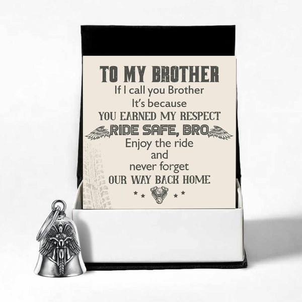 Personalized Angel Wings Motorcycle Bell - Biker - To My Brother - Never Forget Our Way Back Home - Ragnme33002