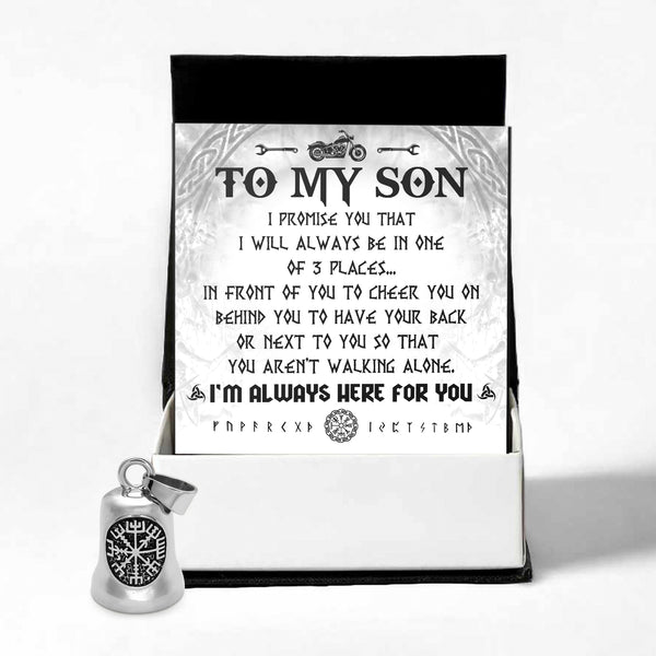 Personalized Viking Compass Bell - Biker - To My Son - You Aren’t Walking Alone - Ragnzv16010